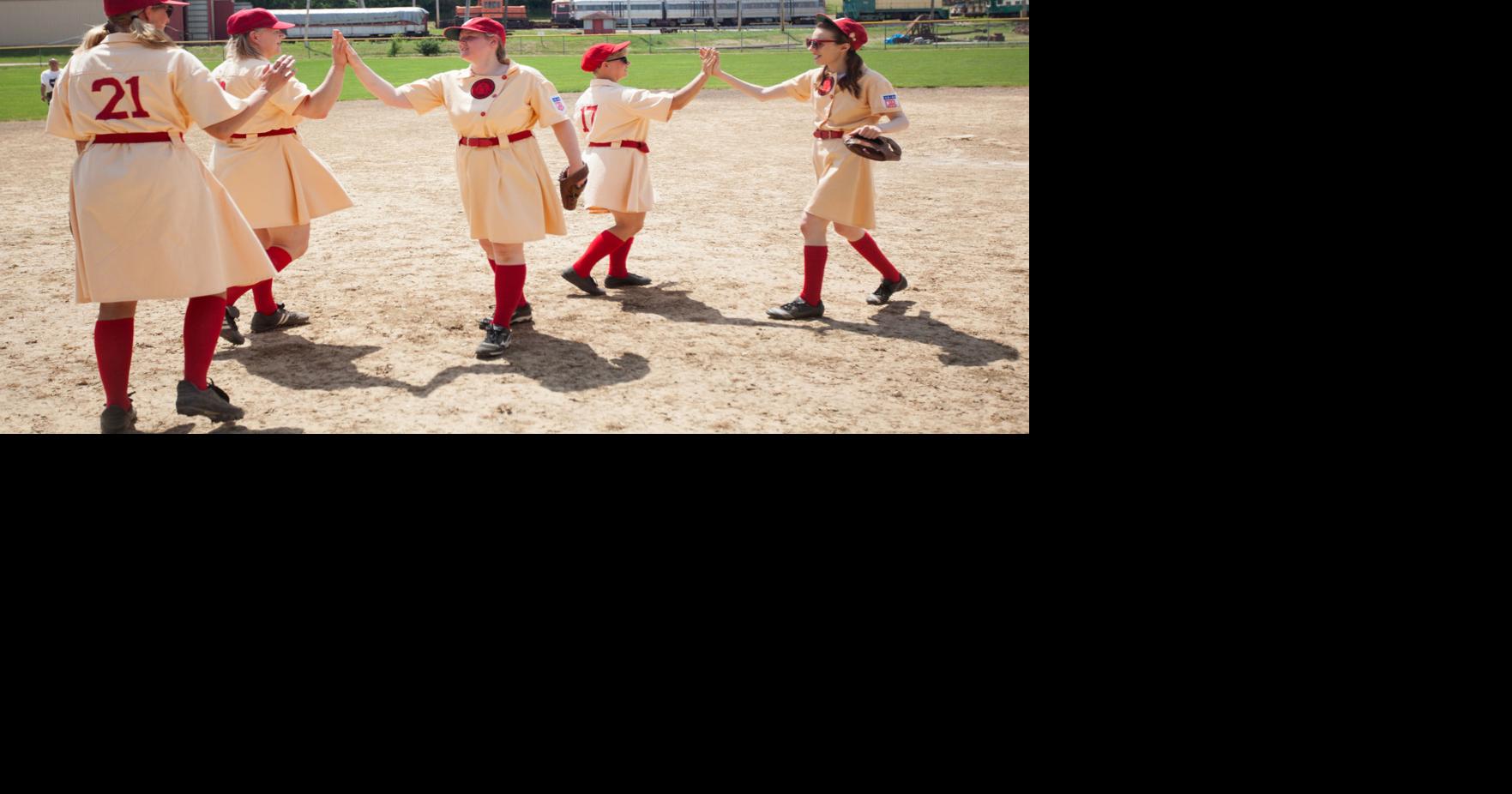 Rockford Peaches Uniform Dress & Cap M Repro Girls Baseball