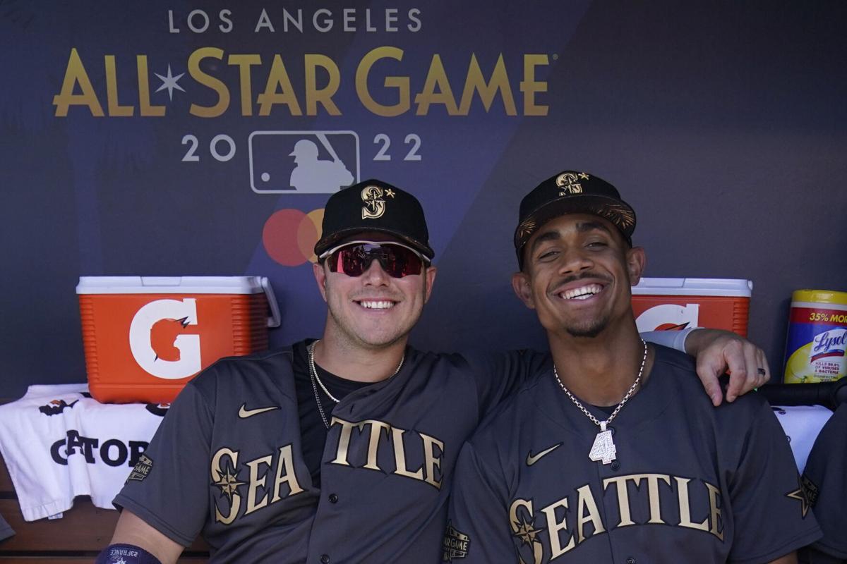 Mariners All-Stars Julio Rodriguez, Ty France enjoy American League's  annual victory