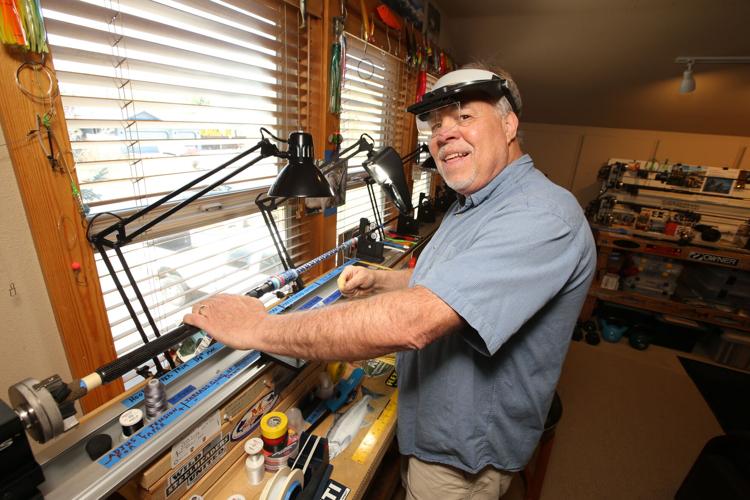 Custom fishing rod builder Bill Amerongen