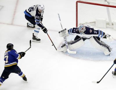 NHL playoffs: Blues eliminate Jets behind Jaden Schwartz hat trick
