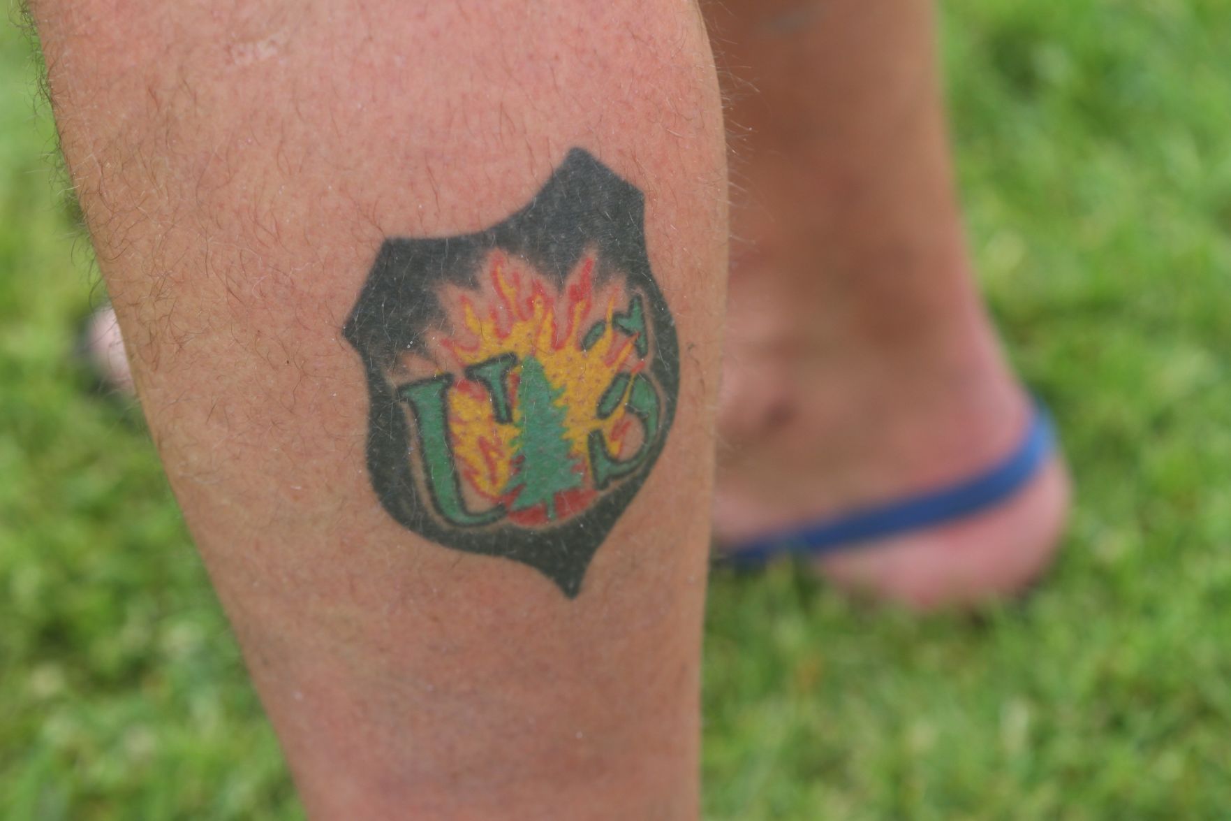 Firefighter Temporary Tattoo Sticker  OhMyTat
