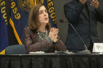 Gov. Kate Brown has made Oregon one of only two states in the nation to give the green light for school employees to receive COVID-19 vaccinations but not seniors. The other state is Idaho. (copy)