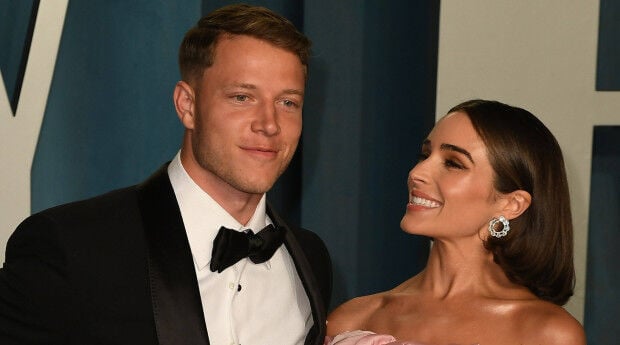 Olivia Culpo, Christian McCaffrey enjoy 'staycation' after 49ers win