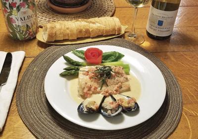 Impress your Valentine with easy salmon, mussels in white cream sauce