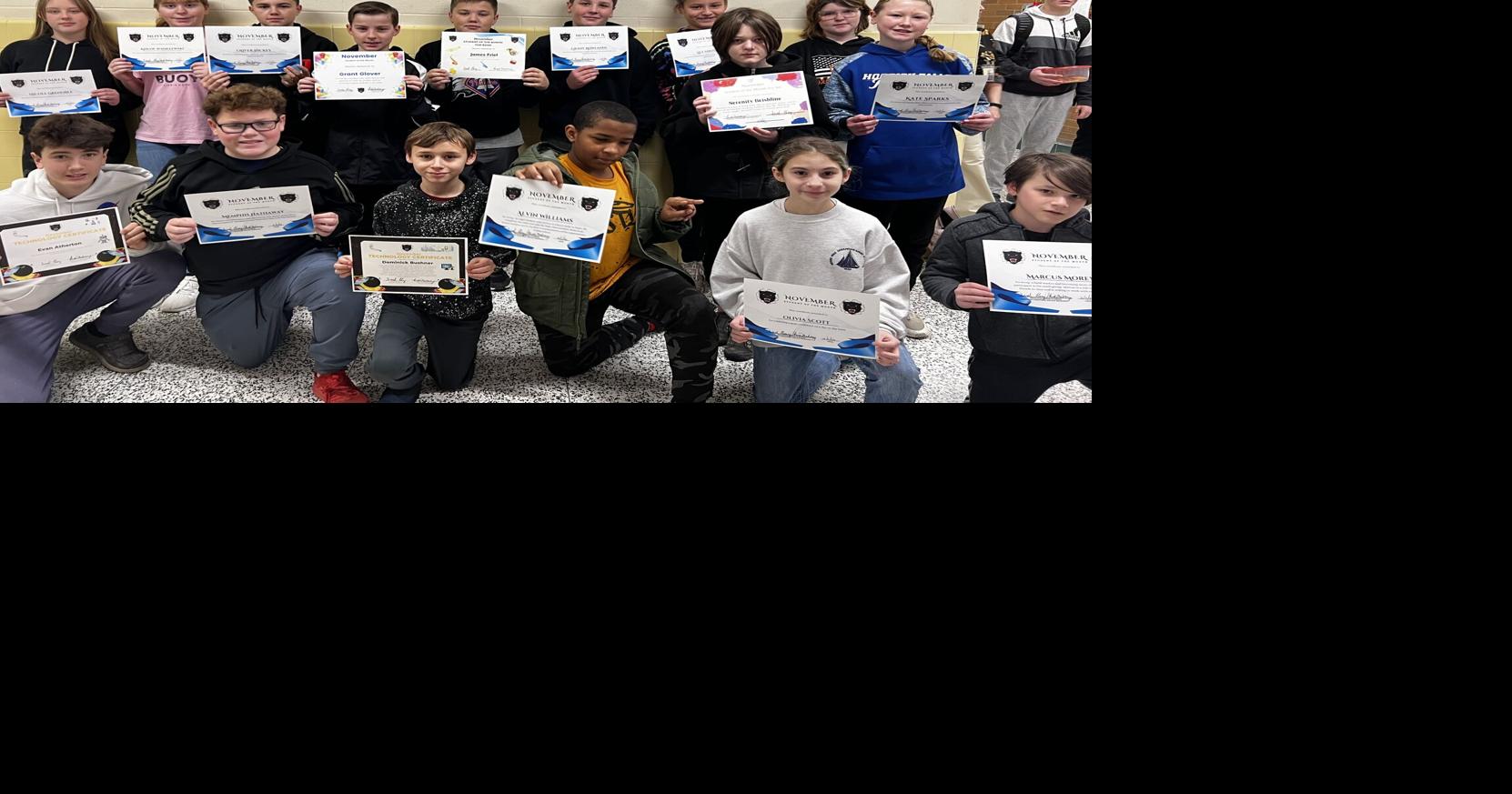 Hoosick Falls Central School recognizes students of the month