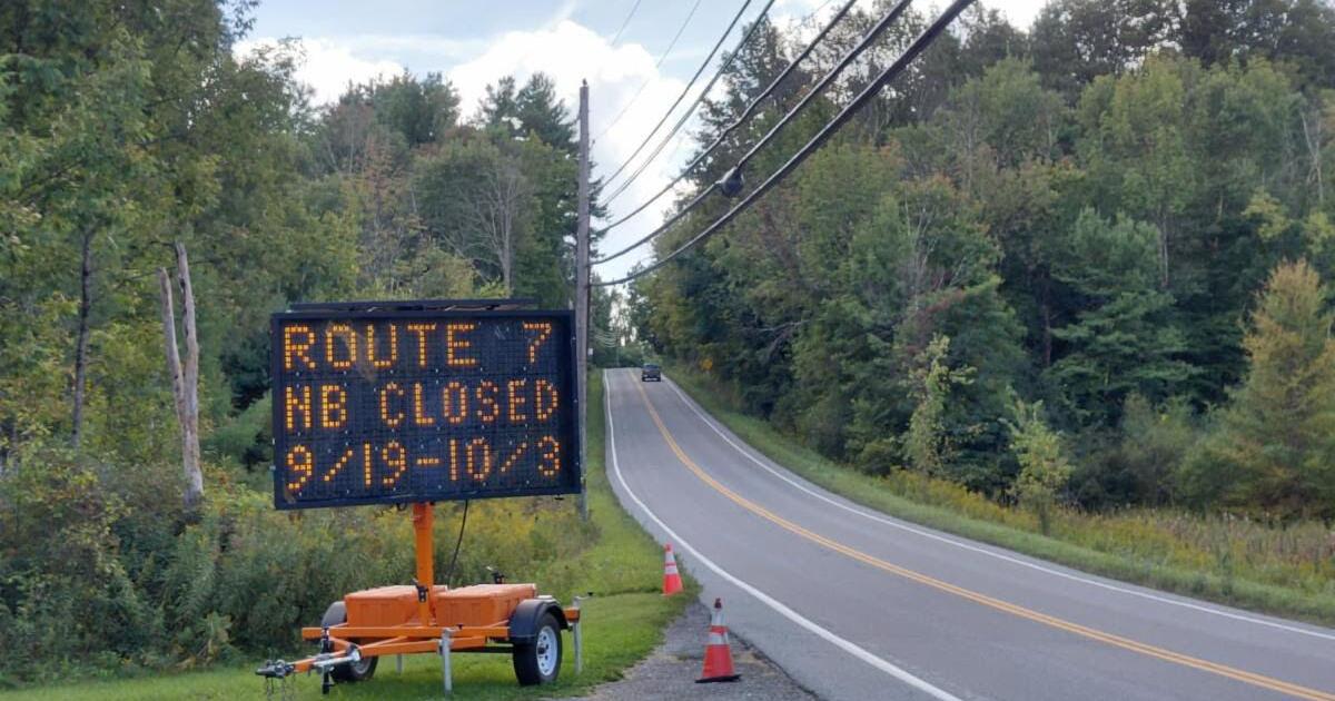 Construction update: Sunderland U.S. Route 7 culvert replacement projects