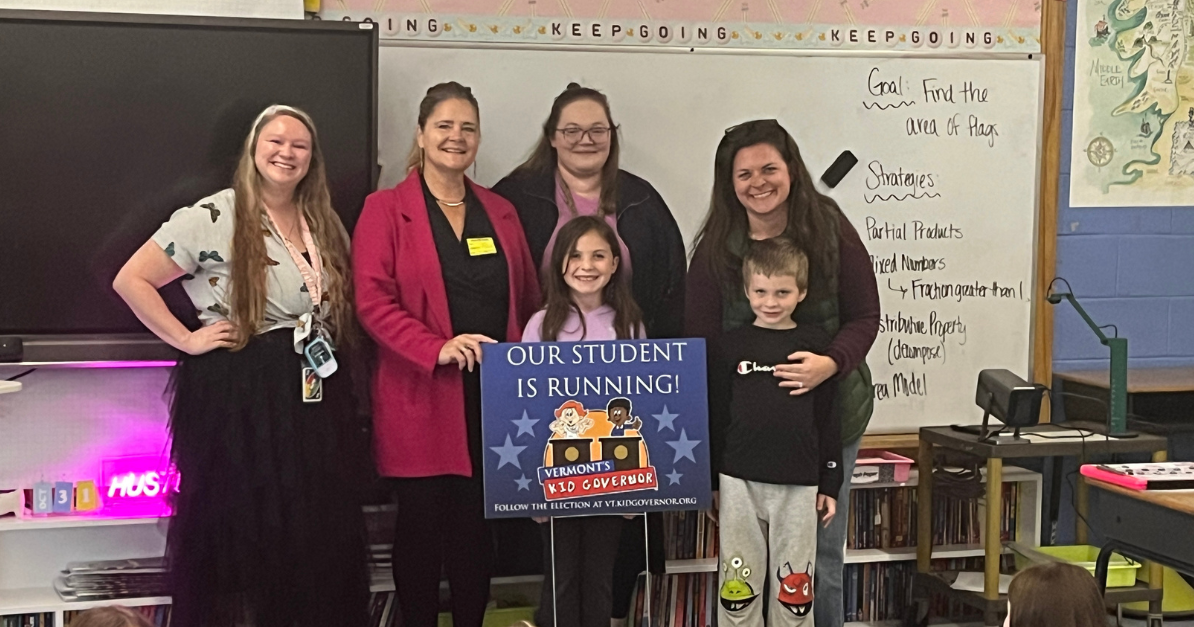 Vermont Secretary of State announces state's 2026 Kid Governor-Elect