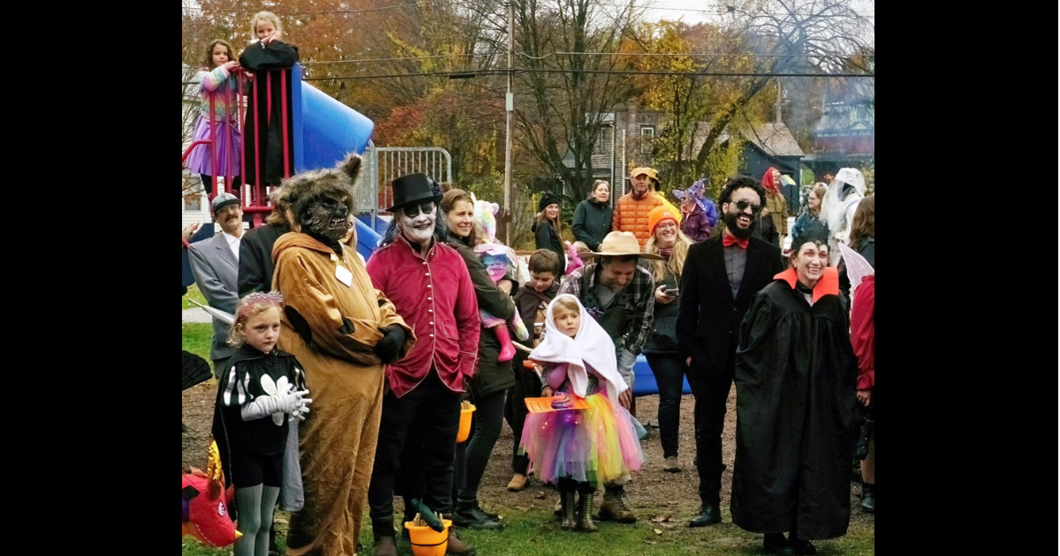 It was a 'Monster March' VAE's North Bennington Halloween Parade