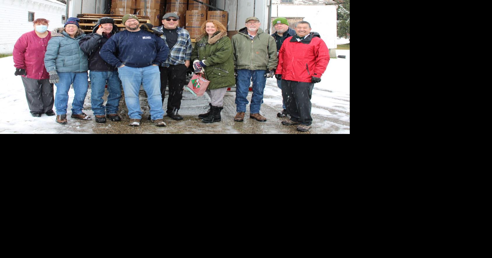 Wreaths Across America delivery crew Vermont Veteran Home Bennington