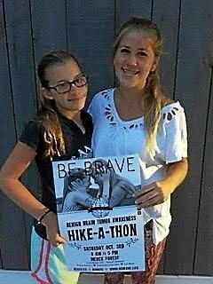 Two young women raise money for research of benign brain tumors