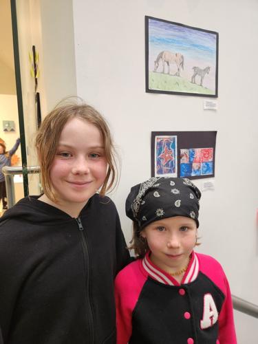 HOMESCHOOLERS  Tilia and Cypris Brosnan  Southern Vermont Arts Center's 2026 Art from the Schools  Manchester Vermont
