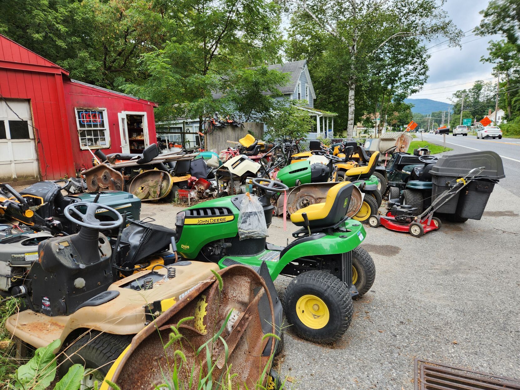 Riding lawn mower online junk yards near me