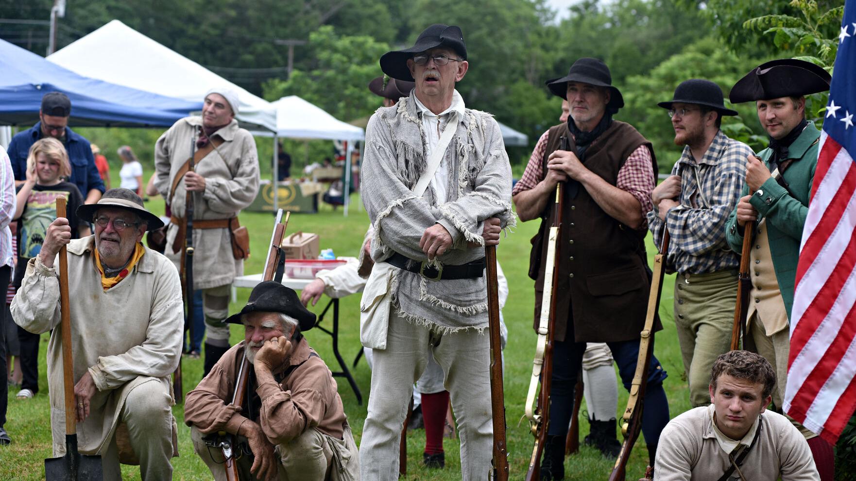 Re-enactors mark 250th anniversary of 1771 Breakenridge Stand-off - Vimarsana News