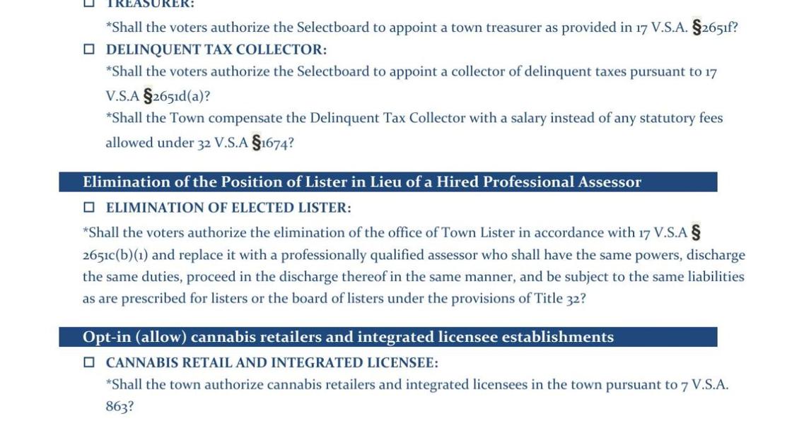 Pownal ballot issues could overhaul city governing administration | Community News Pownal ballot issues could overhaul city governing administration | Community News
