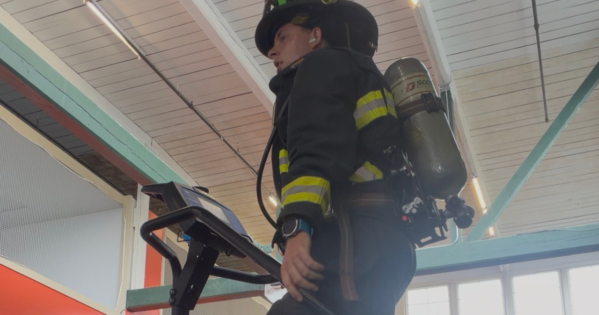 Bennington firefighter climbs 110 floors to commemorate the 25th anniversary of Sept. 11
