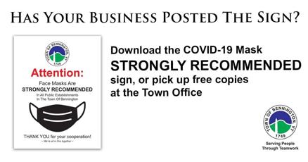 Board reminds businesses of mask sign posting requirement - Vimarsana News