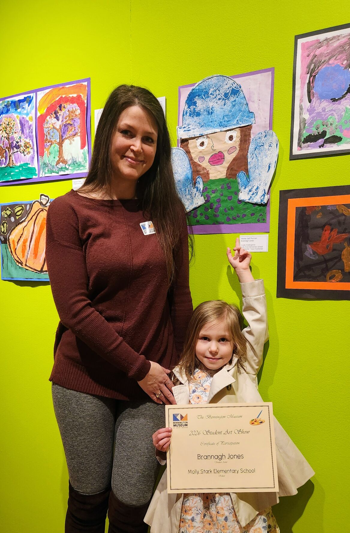 MOLLY STARK  Brannagh Jones  Annual Student Art Show  Bennington Museum  Bennington Vermont