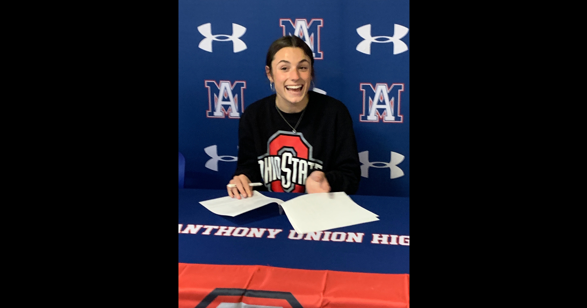 Recording-setting MAU track athlete Ella Palisano signs letter of intent with Ohio State