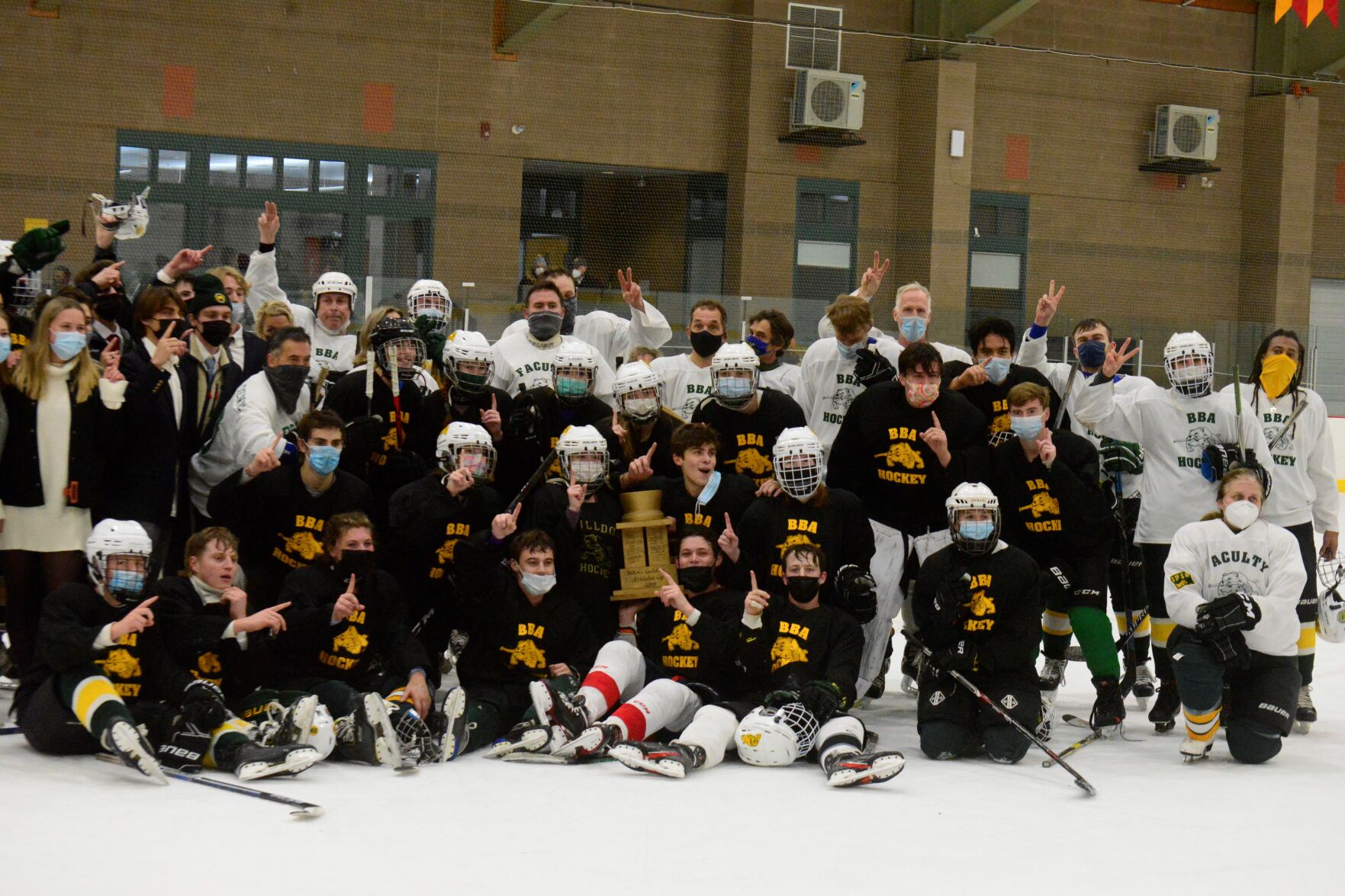 Burr and Burton students defeat faculty in hockey showdown