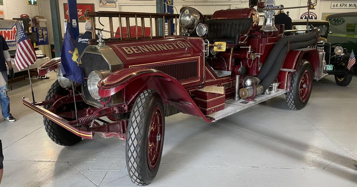 Honoring a key piece of Bennington’s history: Hemmings loans department’s 1st motorized firetruck | Local News
