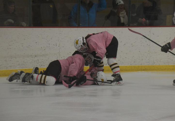Pink the rink 2/1/2023 BBA hockey vs Hartford