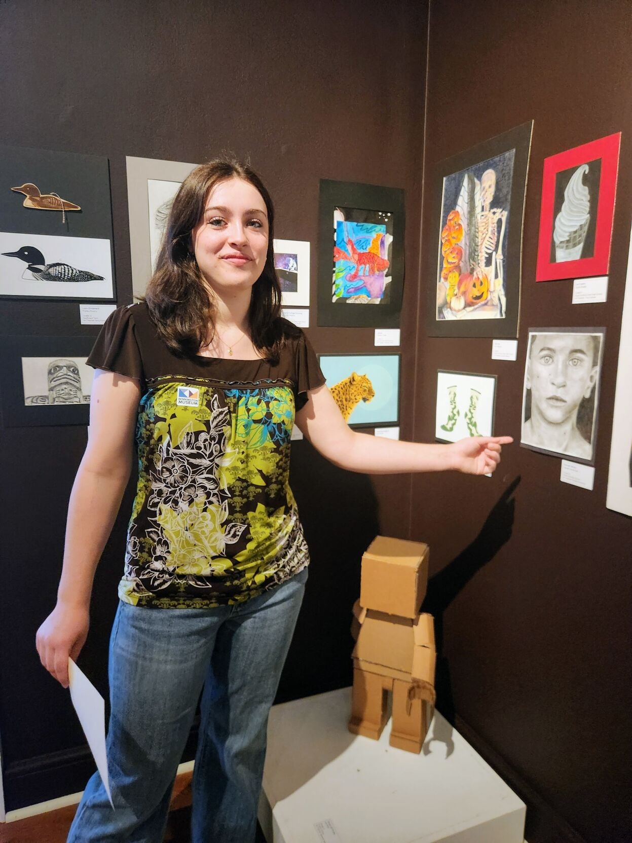 GRACE CHRISTIAN  Lauren Levesque  Annual Student Art Show  Bennington Museum  Bennington Vermont