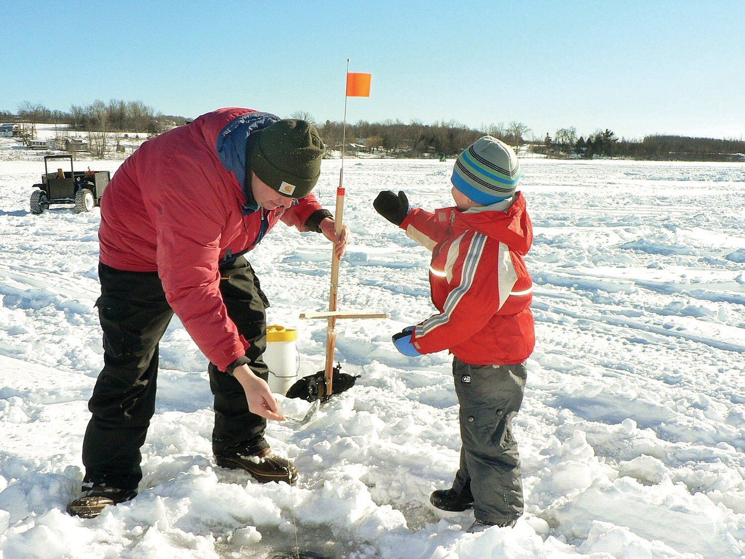 ice fishing shovel