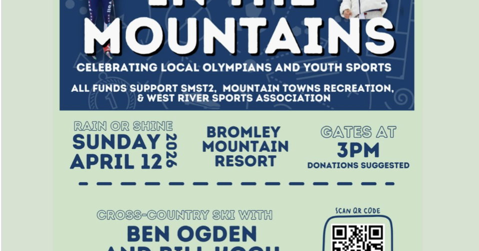 Vermont’s own Winter Olympic medalist Ben Ogden and skiing legend Bill Koch to headline Medals in the Mountains fundraiser
