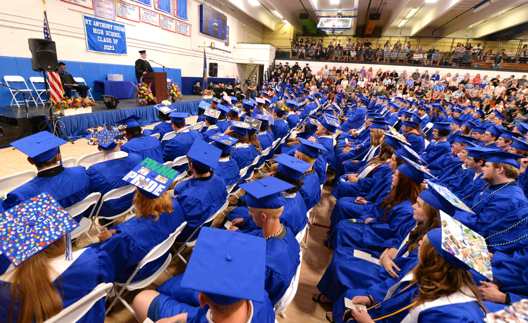 Mount Anthony Union High School Class of 2023 graduates 229