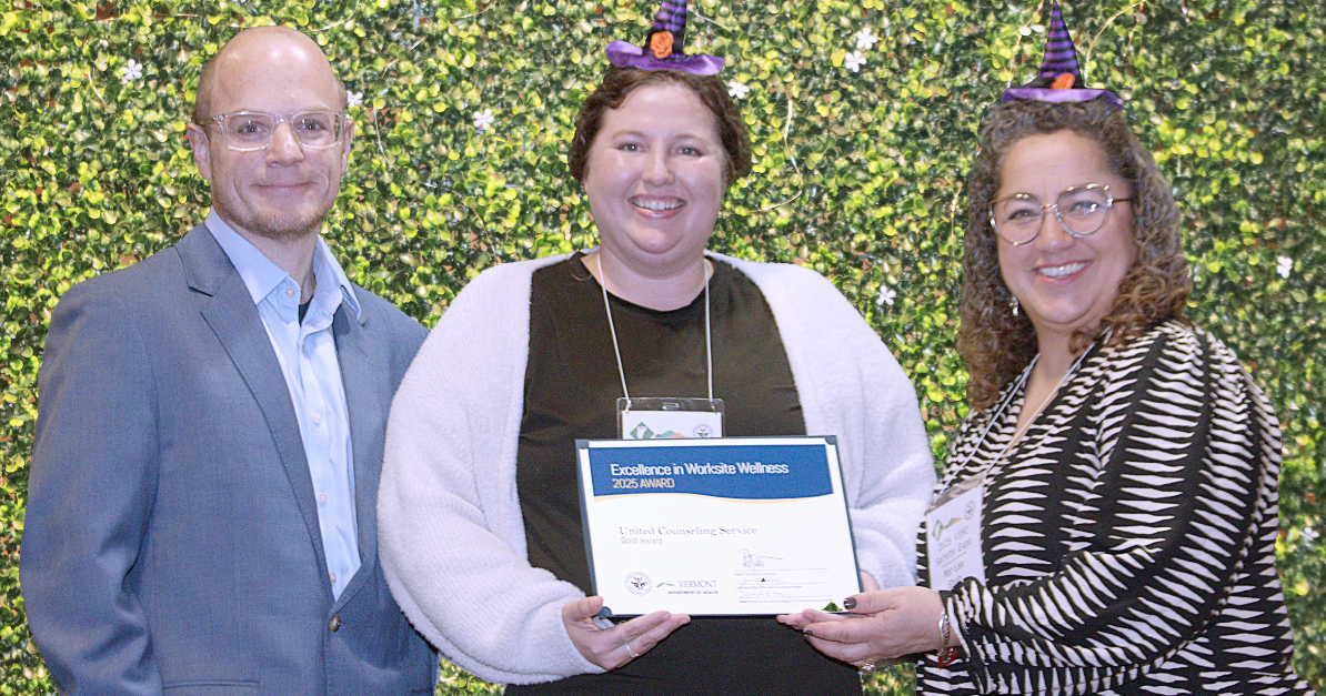 UCS wins 2025 Vermont Governor’s Excellence in Worksite Wellness Gold Level Award