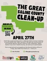The Great Saline County Cleanup is this Saturday