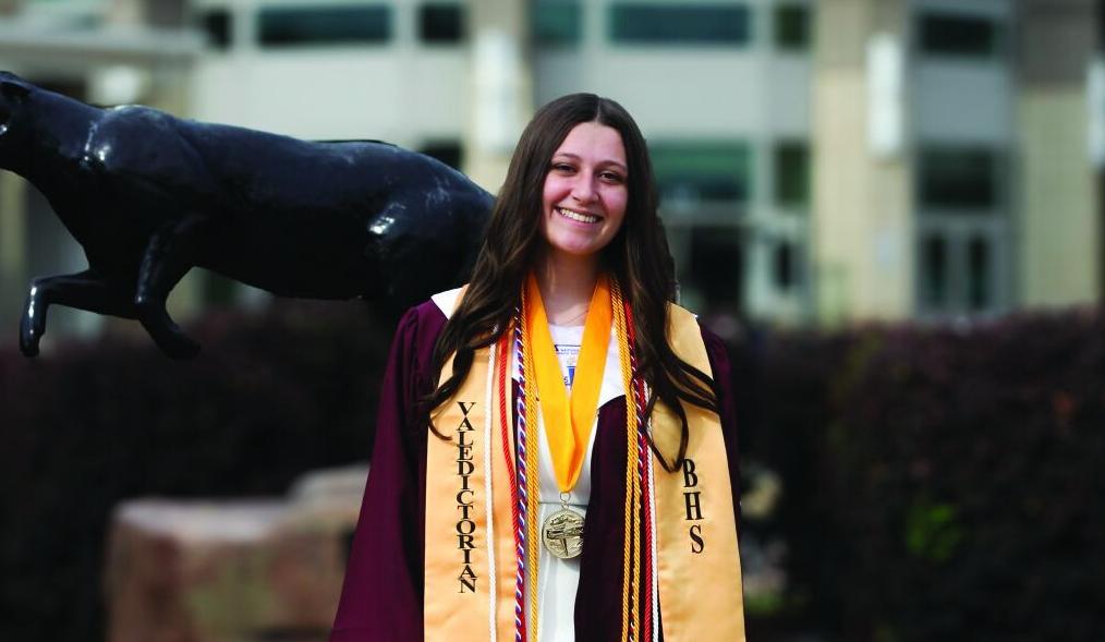 Benton valedictorian plans to give back to hospital that healed her