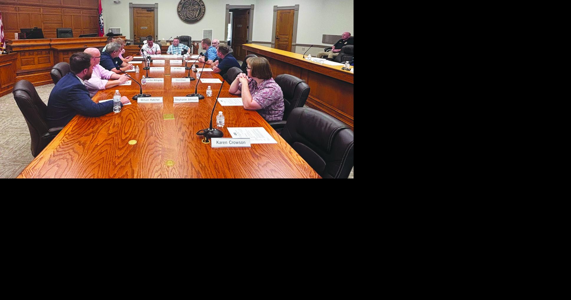 Quorum court adopts hazard plan, approves budget changes and library ...