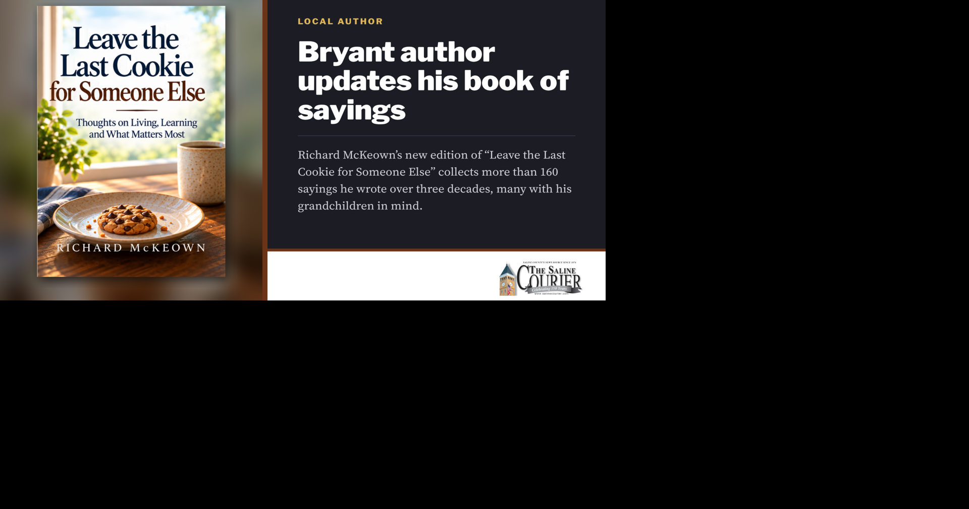Bryant author updates book of life lessons for his grandchildren | News ...