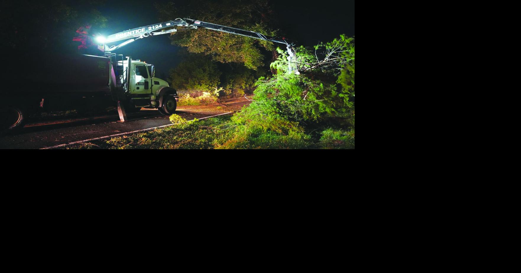 Saline County storm outages peaked at more than 13,000 homes