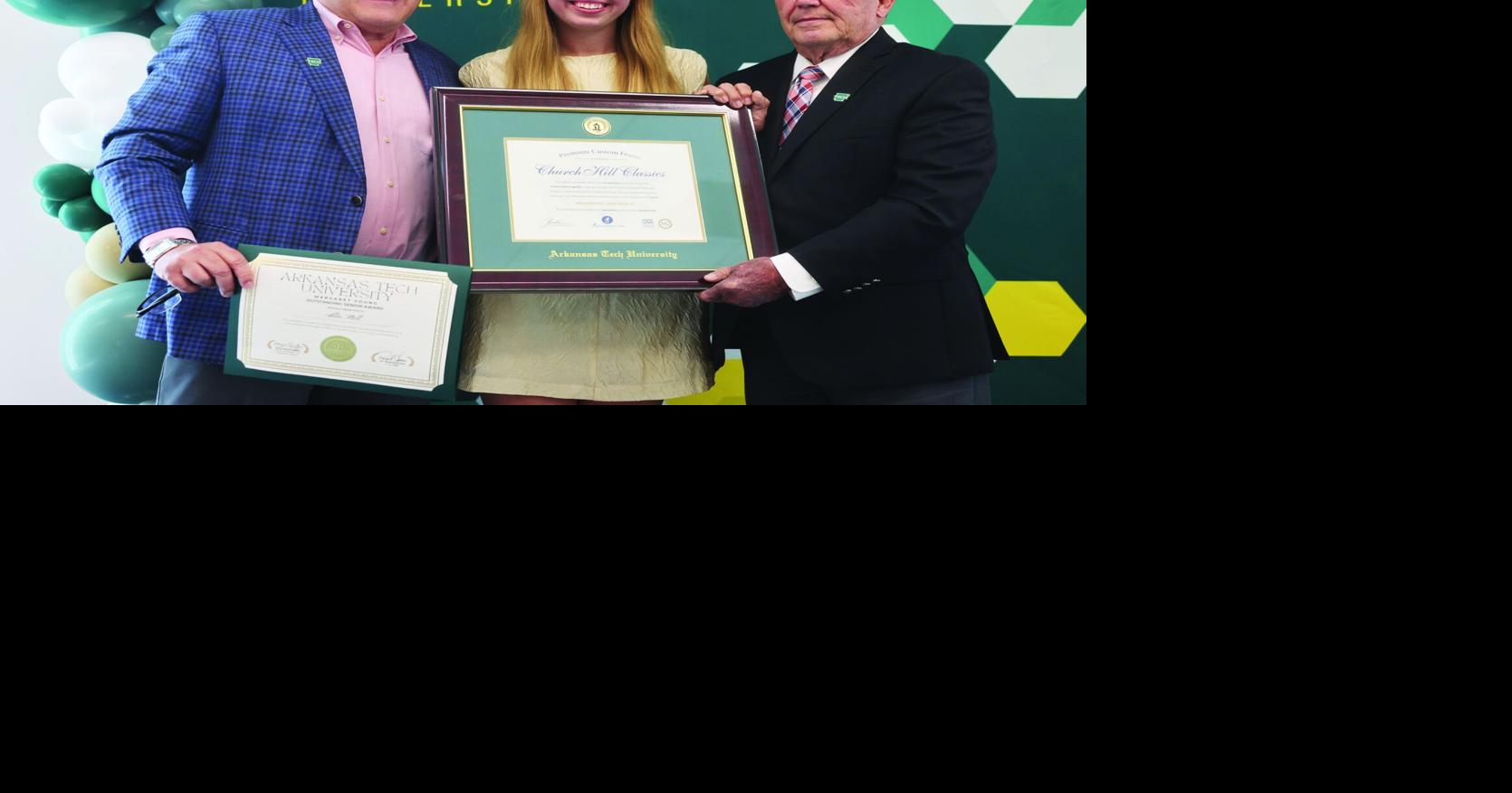 Benton native Allie Stoll honored with Outstanding Senior Award at Arkansas Tech