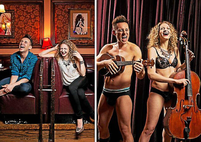 The Skivvies: Underwear singing duo and guest-stars at Feinstein's