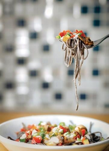 Crossover to the dark side with black bean pasta