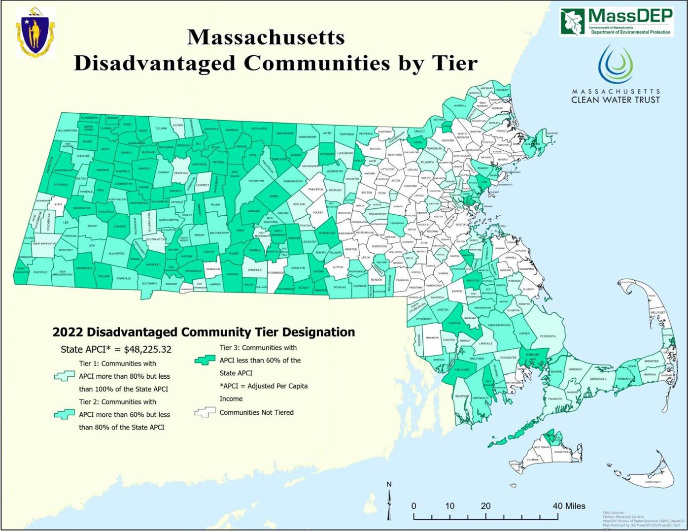 Disadvantaged Communities map