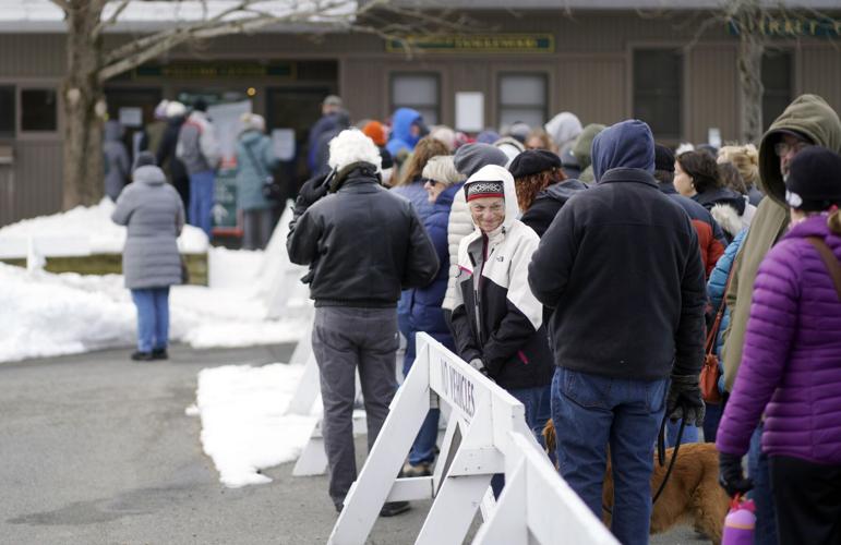 Residents were willing to stand in line for up to 3 hours to get