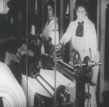 1917 film shows the cotton mill process in Adams