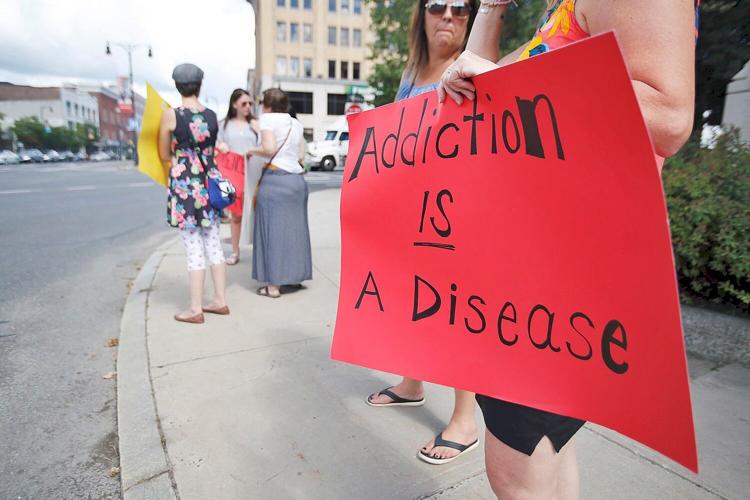 At rally, a call for understanding about addiction