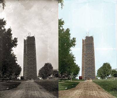 The past, colorized: Monument rising, circa 1888 | Arts and Culture ...
