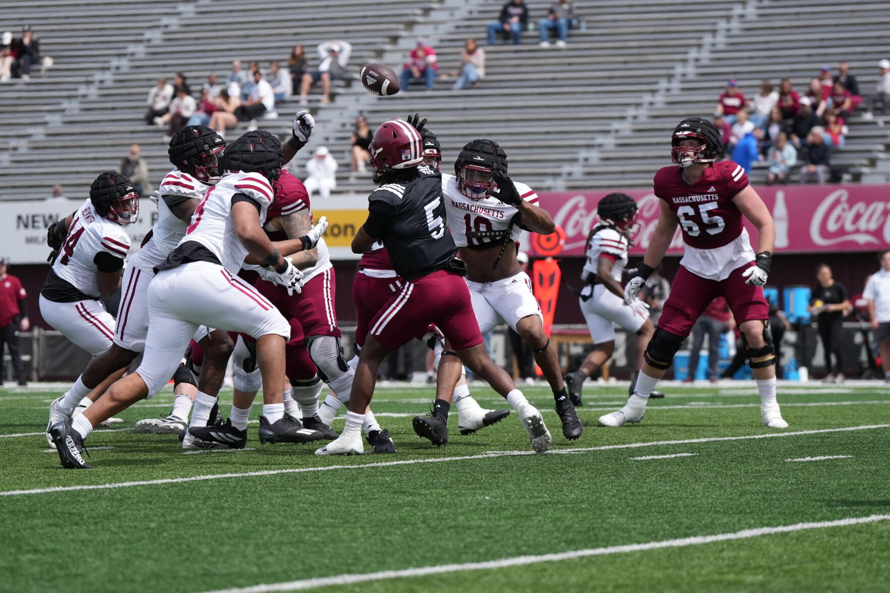 UMass Coach Don Brown Happy As The Minutemen Conclude Spring Practice ...