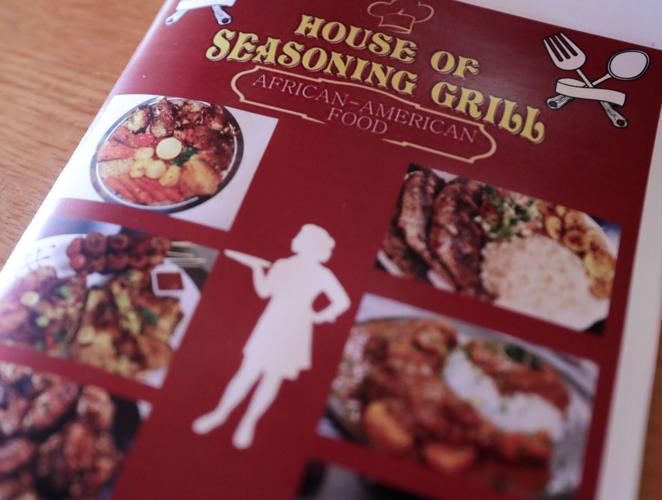 menu for house of seasoning grill