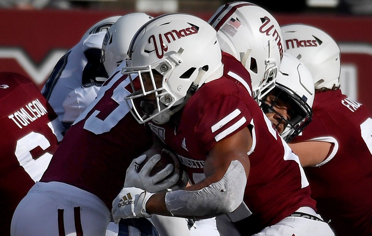 Umass store football helmet