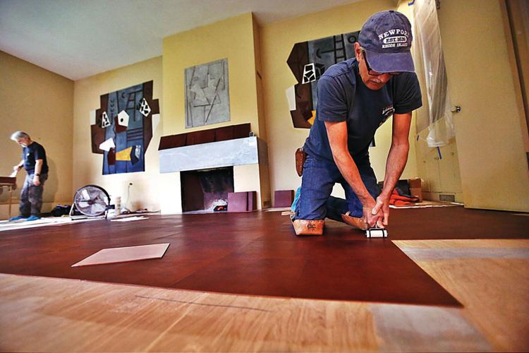 Frelinghuysen Morris House and Studio: 'Replacing a leather floor isn't easy'