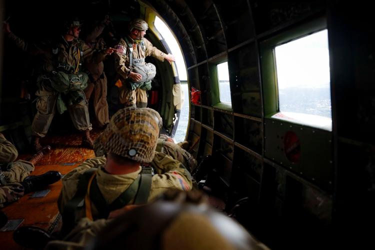Video: Paratroopers jump from C-47 to honor 80th anniversary of 'Screaming Eagles' crash in Peru State Forest