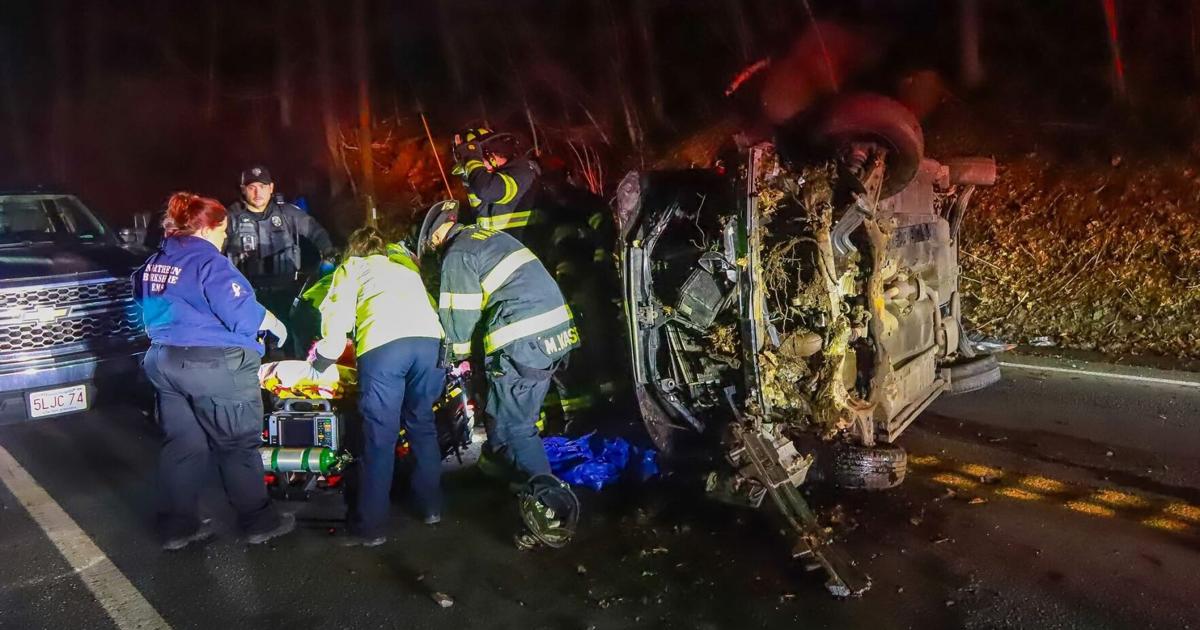 Driver hurt in rollover crash on Mohawk Trail in North Adams