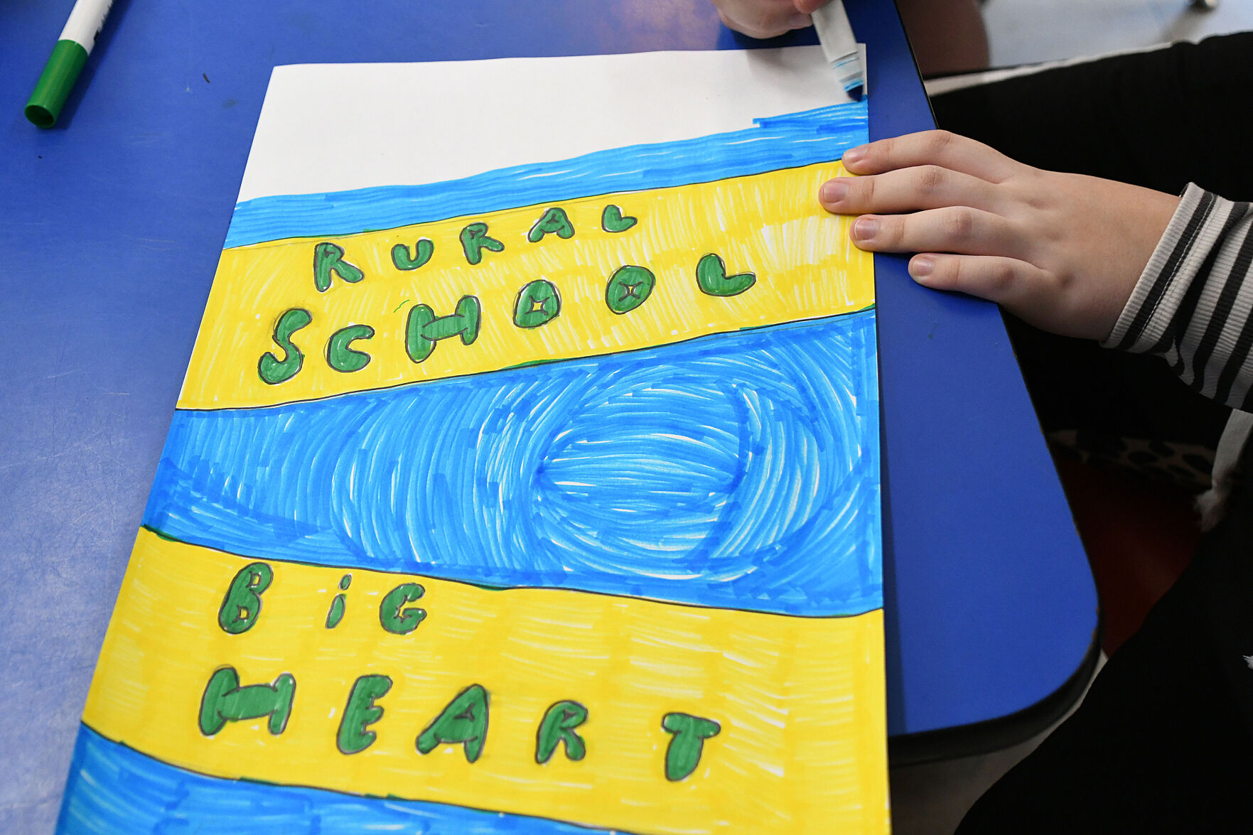 A poster made by a student reads, 